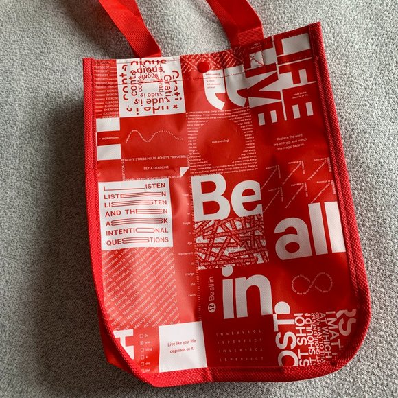 LuLulemon Small Reusable Shopping Tote - Picture 2 of 2